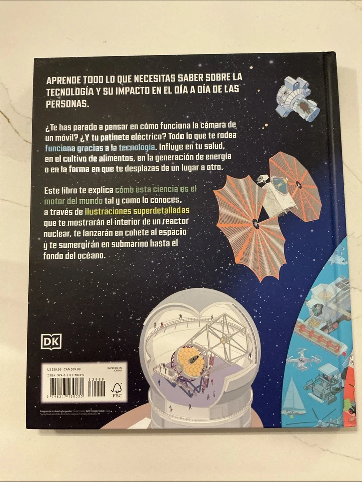 Como funciona la tecnologia (How Technology Works) by DK (Spanish) Hardcover Boo - Image 2 of 4
