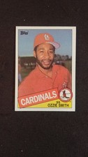 1985 Topps Baseball card # 605 Ozzie Smith   (VG to EX)