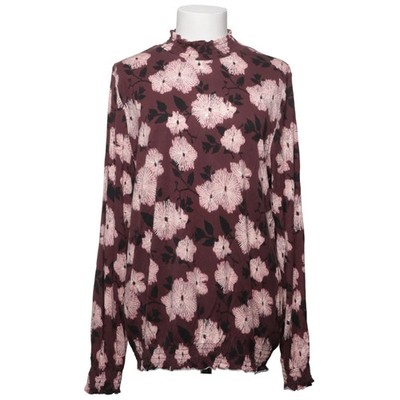 First Class Collection, Bluse, Größe: XL, Lila/Pink/Schwarz, Blumen, Damen #09E