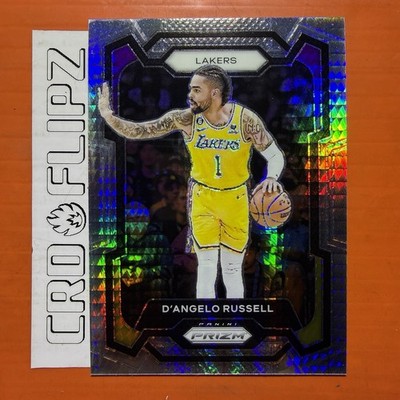 D'Angelo Russell 2023-24 Panini Prizm #111 Prizms Hyper Los Angeles Lakers