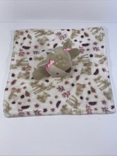 Baby Essentials Deer Fawn Pink Fall Security Lovey Blanket Baby Soft Toy 12 x12