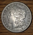 1889 $1 Morgan Silver Dollar US Mint Coin