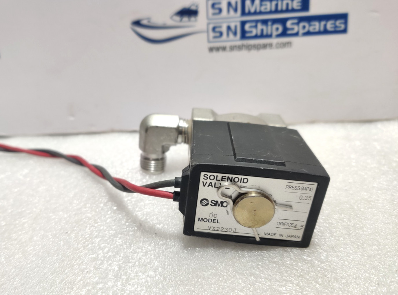 SMC VX2230J Solenoid Valve Press 0.35 MPa Orifice 4.5