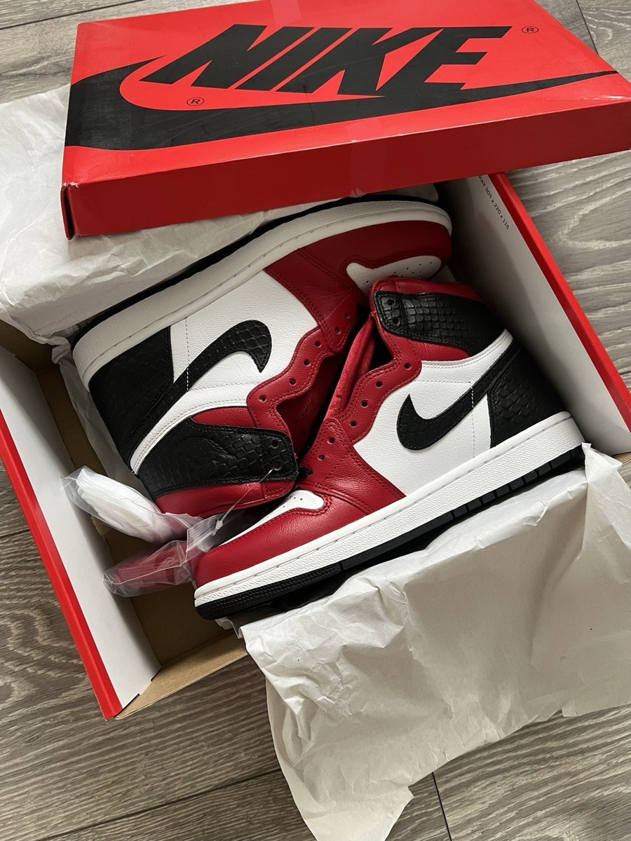 Air Jordan 1 Retro High Satin Snake Chicago | eBay UK