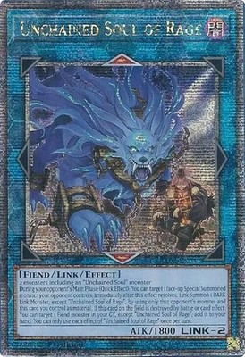 YUGIOH UNCHAINED SOUL OF RAGE QUARTER CENTURY SECRET RARE 1ST NM RA02-EN041