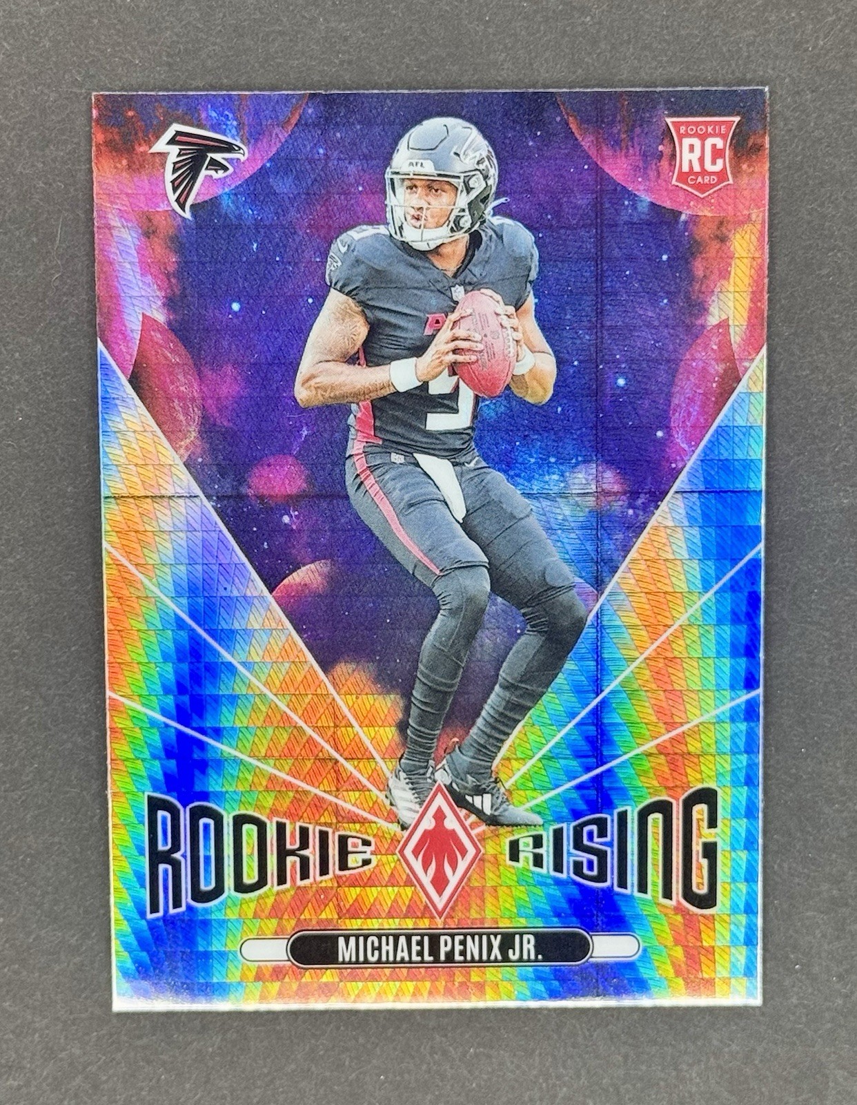 2024 Panini Phoenix Rookie Rising Hyper Michael Penix Jr RR-MPJ
