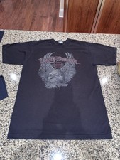 Harley Davidson Mitchell’s Modesto Ca Used Bill T-shirt Skull And Wings