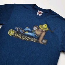 Harley Davidson Hillbilly Gatlinburg TN Bear Motorcycle T-Shirt Men's Medium