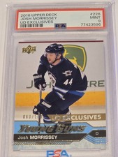 2016 Upper Deck #226 Josh Morrissey Young Guns EXCLUSIVES Rookie RC PSA 9 MINT