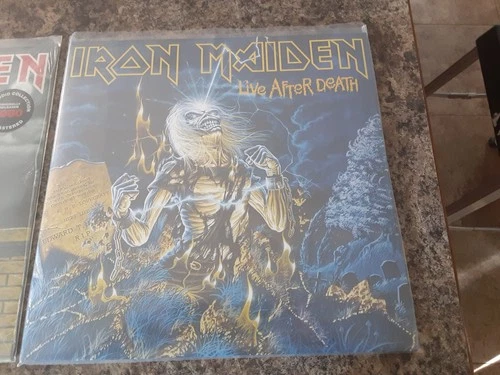 Iron Maiden Live After Death Record Gatefold 2Lp Set Black Vinyl Factory Sealed