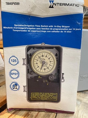 Intermatic T8845PV S125-Volt Mechanical Cycle and Irrigation Timer Switch -