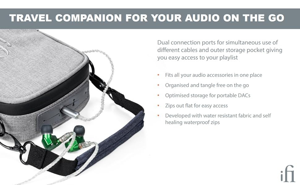 iFi iTraveler DAC, Portable DAP, Headphones, Phone, Accessories Carry Case NEW