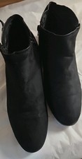 Stivaletti donna neri scamosciati taglia UK 5 papaya ottime condizioni