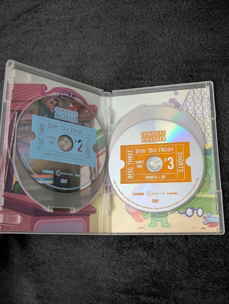 Happy Tree Friends: Complete Disaster (DVD, 2013, 4-Disc Set) for