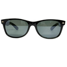 Ray-Ban New Wayfarer Polished Black/G15 Green Sunglasses RB2132 901 55-18 H20159