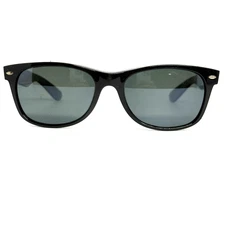 Ray-Ban New Wayfarer Polished Black/G15 Green Sunglasses RB2132 901 55-18 H20159