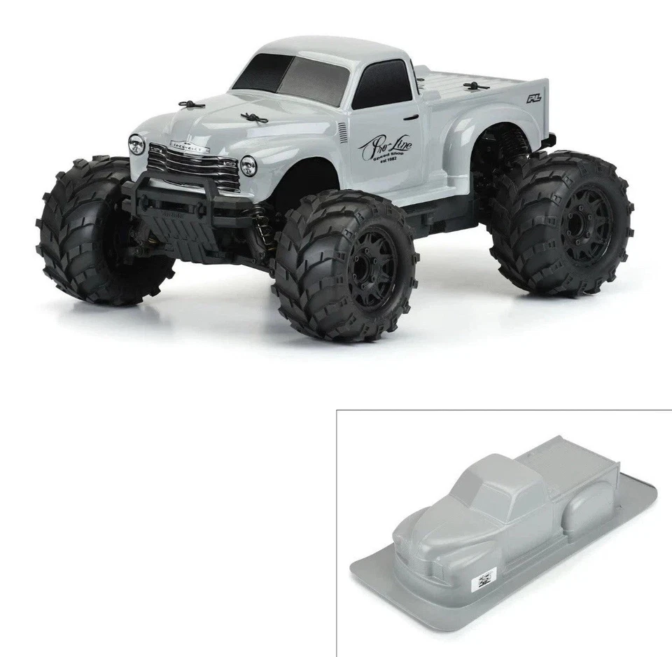 Proline 1/10 Early 50's Chevy (Stone Gray) Body For Stampede And Granite 3255-14 - Image 3 of 3