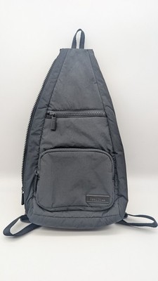 Reebok Sling Backpack Crossbody Shoulder Bag Black Athletic Travel Casual MINT
