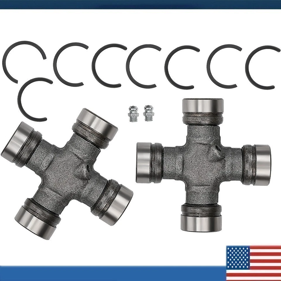 2pcs Premium Driveshaft Universal Joints Pair Front Rear Moog 534G Kqxgtmgwmlhsq - Image 2 of 4