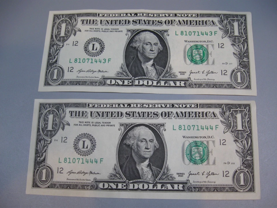 Series 1974 $1 Bill B 10887226 H - Image 2 of 4