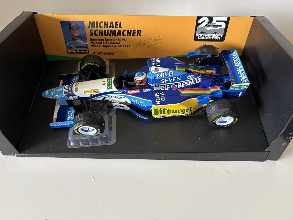 MINICHAMPS Michael Schumacher 1:18 Scale Diecast Racing Cars for