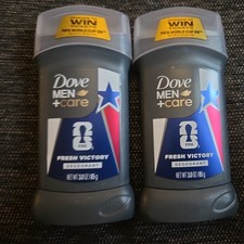 2 Dove Men Care Deodorant Stick 72H Protection Fresh Victory FIFA Edition 3 oz