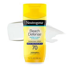 Neutrogena Beach Defense Sunscreen Lotion SPF 70 Broad Spectrum UVA UVB Protecti