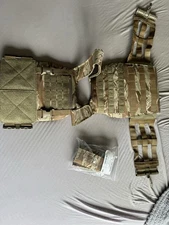 Defense Mechanisms Desert Tiger Stripe Plate Carrier