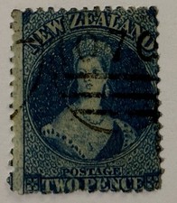 New Zealand 17B 2d Blue Full Face Queen Used
