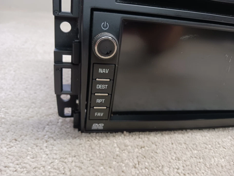 09 SUBURBAN TAHOE HUMMER YUKON TOUCH SCREEN Navigation GPS Untested 20862567 OEM - Image 3 of 4