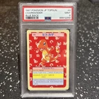 Pokemon Topsun Charmander Blue Back Japanese #004 PSA 9 Mint
