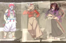 Demon Slayer Acrylic Stand Figure Akaza Doma Kokushibo Set Ufotable cafe