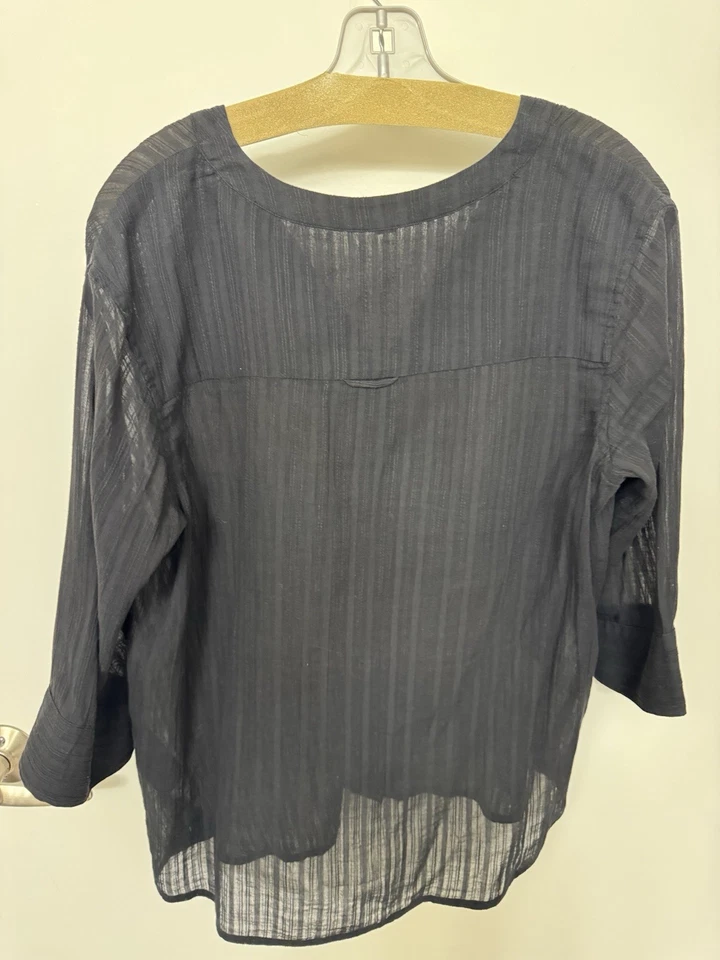 Camisa Wairyn negra para mujer AllSaints Foto 2 de 4