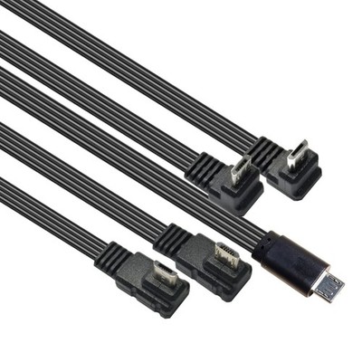 Reinforced Silicone Microed USB Male To Female Data Cord For Multiple Devices