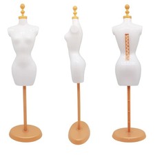 Doll Dress Form Mannequin Dress Form Torso Stand with Base Stand for Apparel ...