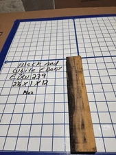Black and White Ebony  Wood turning  blank   2 1/4 " x 1 " x 12   " EBW239