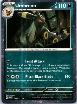 Umbreon - 059 (Cosmos Holo) Rare Miscellaneous Cards & Products 059/131 NM