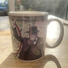 WINSTON CHURCHILL Coffee Tea Mug (Past Times) Great Britons