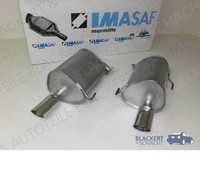 Imasaf Auspuff Endtopfset+ZubehöR für Subaru Outback BP 2.5 2.5I 3.0 R 2003-2009