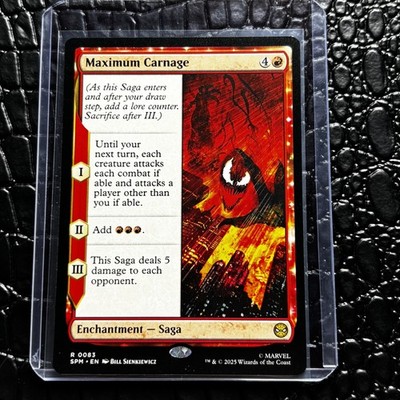 Maximum Carnage Marvel's Spider-Man Regular Pack Fresh! Rare