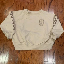 Rylee + Cru Skate of Mind Sweatshirt | Tan Brown | 12-18 months 