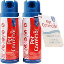 Pet Corrector Dog Trainer - Stops Barking, Jumping Up, 26.9 G (Pack of 2)