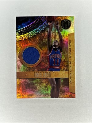 2010-11 Panini Gold Standard - Gold Rings Isiah Thomas #8 Memorabilia /199 (MEM)