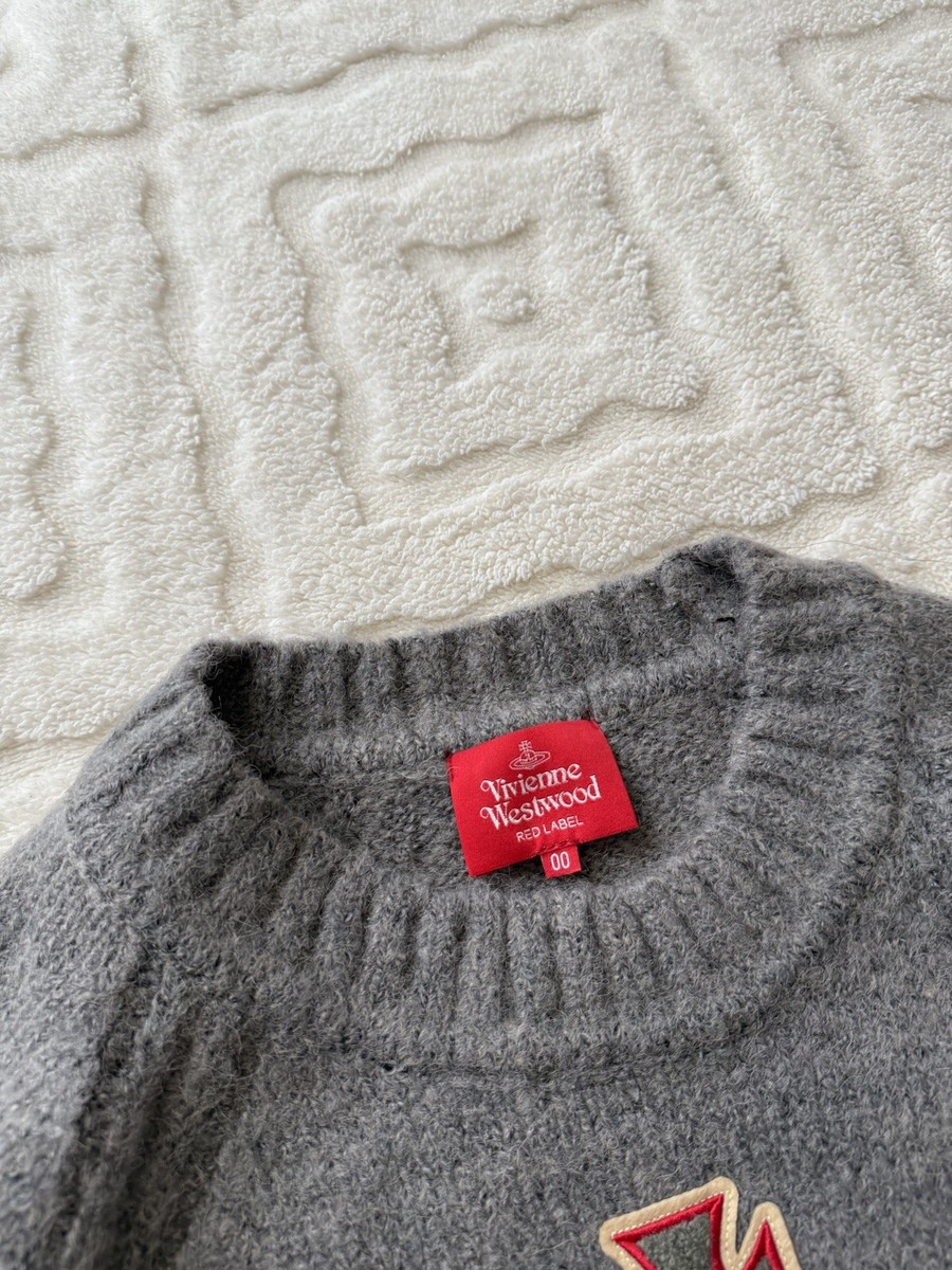 Vivienne Westwood red label oversized Knitted sweater big logo