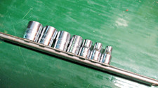 SNAP  ON  SOCKET SET   TM SERIES 7 PIECES &  SNAP ON  RACK 265  1/4'' DRIVE