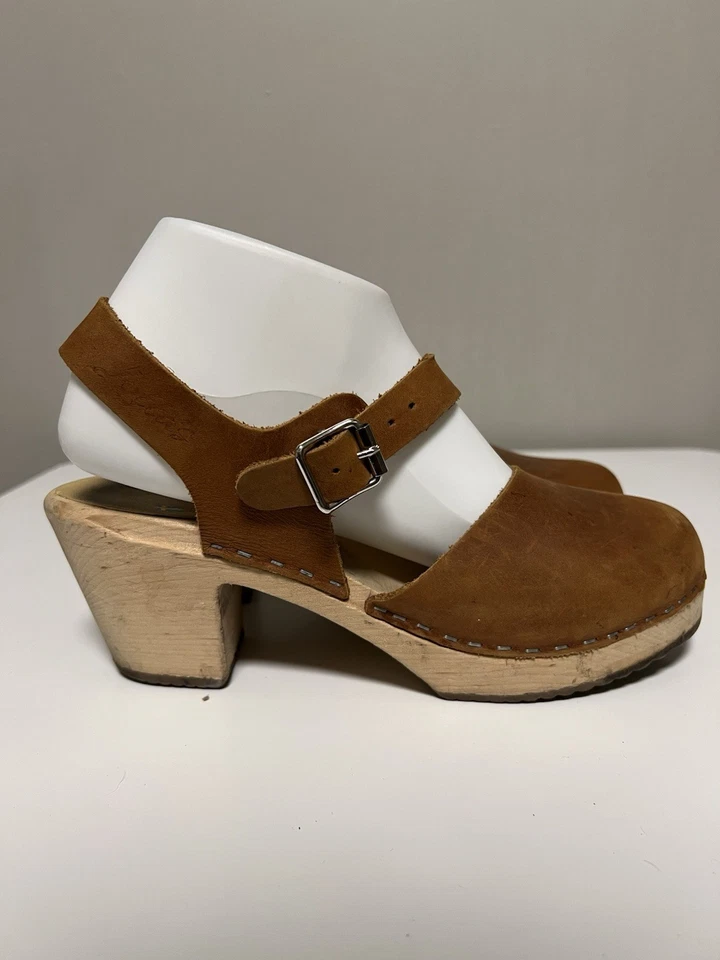 Lotta's Stockholm Highwood 棕色木屐 Oiled Nubuck 美国 8-8.5 欧盟 39 英国 5.5 — 第 4/4 张图片