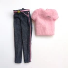 Vtg 80s Fashion Jeans Barbie #5315 Clothing Outfit - Pink Sweater Jeans Stickers