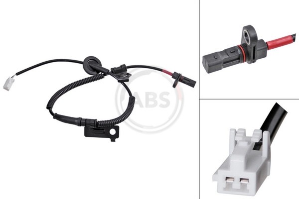 A.B.S. ABS Sensor Raddrehzahl 31668 FüR Hyundai NF Sonata TG 5 Crdi Glsi Vvti-image