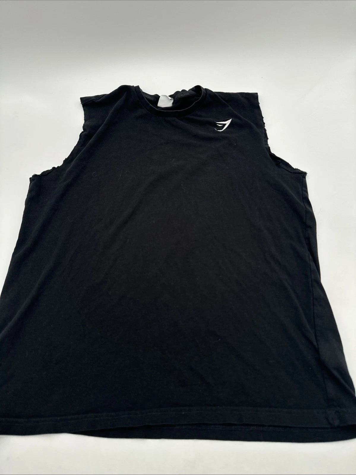 gymshark graphic print logo tank-top