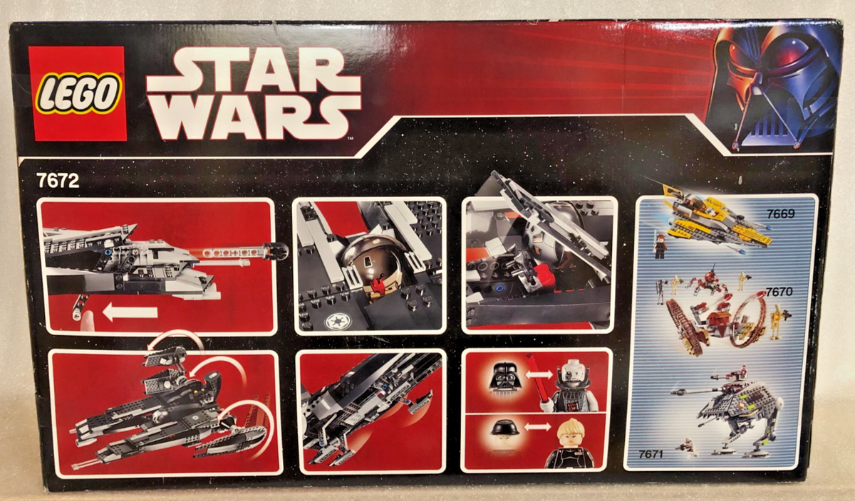 7672 ROGUE SHADOW star wars lego set complete factory sealed NEW